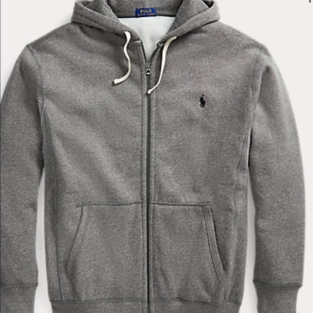 Medium Dark grey polo hoodie
